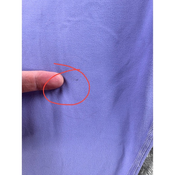 Athleta Elation 7/8 Leggings Ultra High Rise Purple Normcore Minimalist M Yoga - Picture 8 of 10